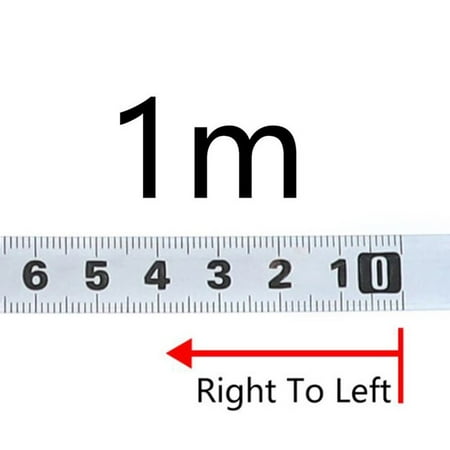 

BAMILL Stainless Steel Miter Track Tape Measure Self Adhesive Metric Scale Ruler 1M/2M