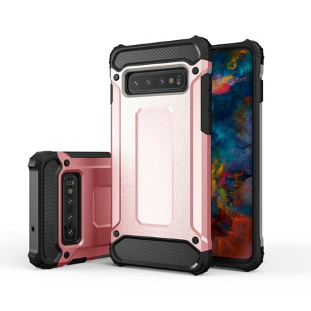 For Samsung Galaxy S10 Case, Heavy-Duty Shockproof Protective Cover Armor, Shock Adsorption, Drop Protection, Lifetime Protection