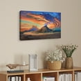 thumbnail image 4 of Mountain Wall Art Volcano Wall Decor Volcano Painting Volcano Mountain Canvas Wall Art Painting For Livingroom Decor Office Bedroom Decoration, 4 of 7