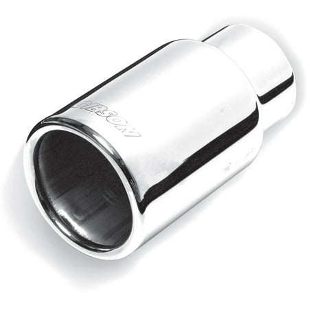 Stainless Rolled Edge Straight Exhaust Tip