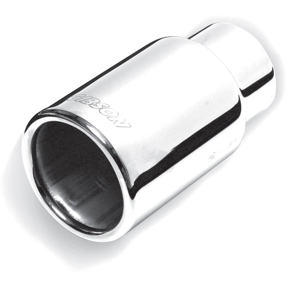 Gibson Exhaust 500376 GIB500376 POLISHED STAINLESS STEEL TIP
