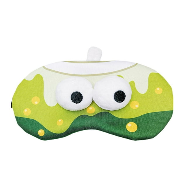 Antifaz para dormir para niños, suave, para viajes, dormir y viajar. Patrón de té con leche