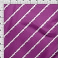 thumbnail image 4 of oneOone Cotton Poplin Purple Fabric Stripe Diy Clothing Quilting Fabric Print Fabric By Yard 42 Inch Wide, 4 of 6