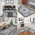 thumbnail image 4 of Boho Kitchen Rugs Sets 3 Piece with Runner Non Slip Kitchen Floor Mat Carpet Washable Bohemian Kitchen Runner Rug Set for Kitchen Hallway Laundry Room Door Office Sink, 4 of 6