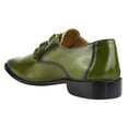 thumbnail image 3 of LIBERTYZENO Men Leather Formal Oxford Dress Shoes, Green, 10.5, 3 of 7