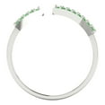 thumbnail image 4 of Statement Engagement Ring for Women - 0.2475ct Simulated Green Diamond in 14K White Gold Promise Ring, 4 of 6