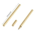 thumbnail image 2 of Luxury Ballpoint Pen Hexagon Body Black Ink Roller Pen 0.5mm Point for Men Women Professional Executive Office Present, 2 of 6
