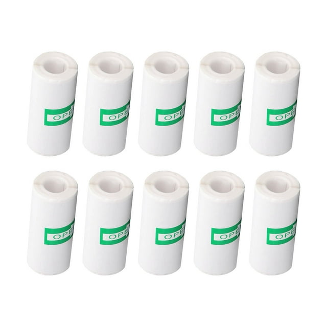 10 rollos de Papel térmico autoadhesivo Bling Bling 57 x 25 mm