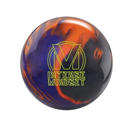 Brunswick Intense Mindset Bowling Ball - Black/Orange/Purple 15lbs