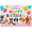 3A, variant on Colorful Dog Themed Happy Birthday Banner Backdrop Decorations for Puppy Party Supplies Photography Props Pet Birthday Celebrations Pawty Decor Background
