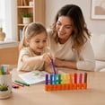 thumbnail image 3 of 5 Pack Silicone Marker Holders, 10-Slot Broad Tip Marker Organizer, Prevents Lost Lids & Dried Markers For Art Supplies, 3 of 4
