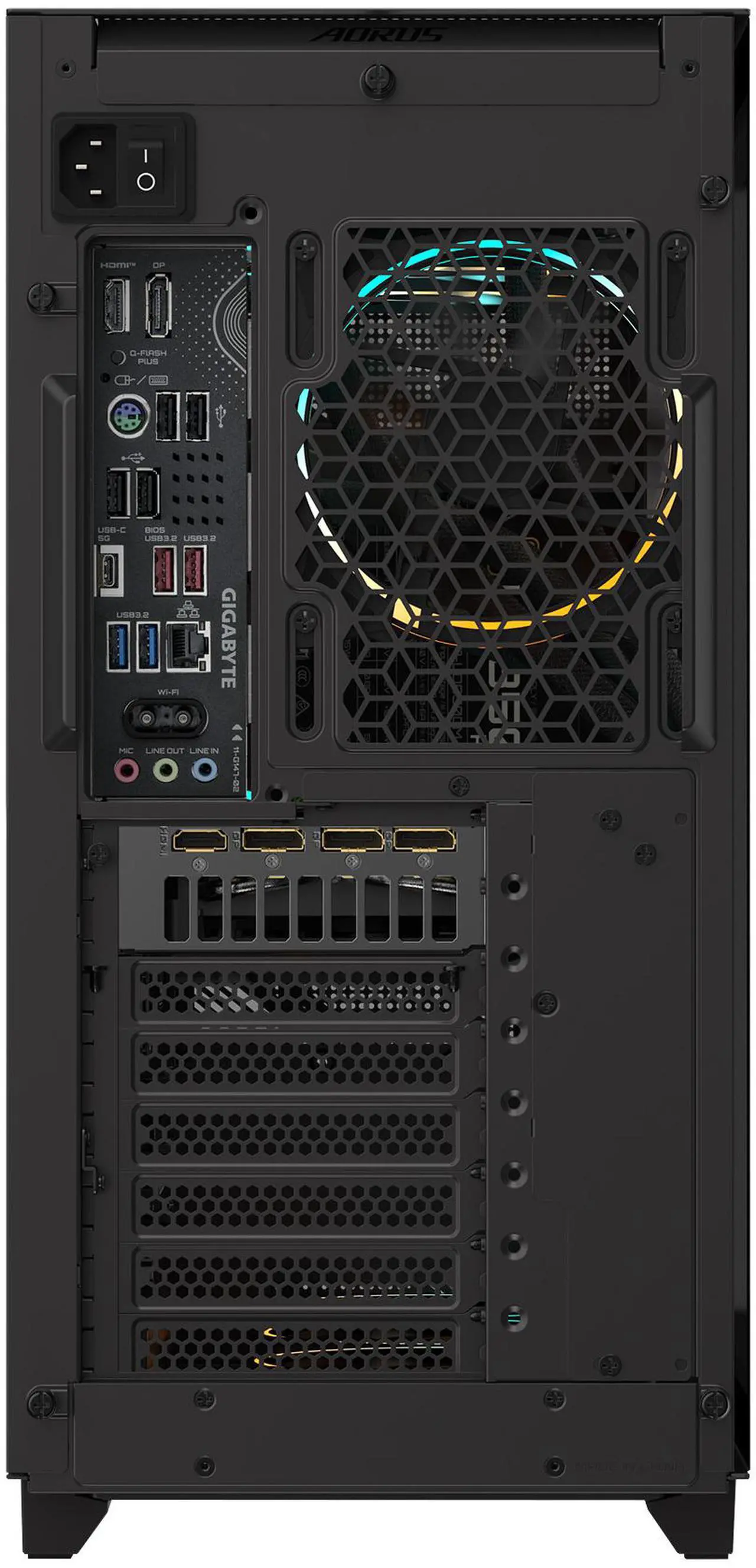 Gigabyte Gaming Desktop PC AORUS PRIME 5 AP5A7N8-5002 AMD Ryzen 7 9700X 32GB DDR5 2TB SSD GeForce RTX 5080 Windows 11 Home