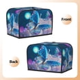 thumbnail image 7 of Toaster Covers 2 Slice, Butterfly Fantasy Waterproof Bread Machine Cover Fits for Standard 2 Slice Toasters, Home Decor Toaster Protection with Hanging Rope, 7 of 7