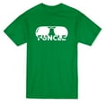 thumbnail image 1 of Funcle Glasses Fun Uncle Graphic Men's Kelly Green T-shirt, 1 of 1