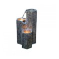 thumbnail image 1 of Alpine Corp GIL1480 Three Tiering Hexagonal Columns Fountain with LED Light, 1 of 1