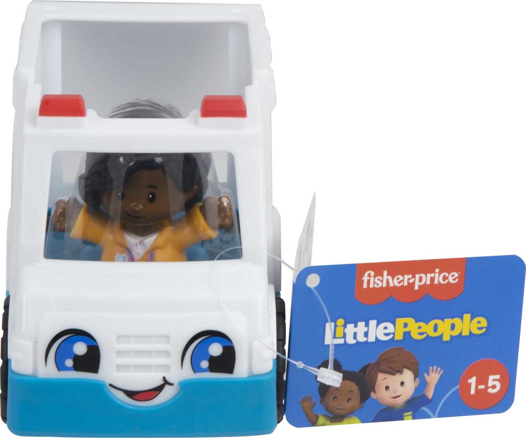 Fisher-Price Little People Ambulance Push-Along Vehicle