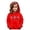 Red, variant on Weebloom Cute Hoodie For Toddler Girl Jesus Casual Letter Print Long Sleeve Hoodie Sweatshirt Pullover With Pocket White 3-4