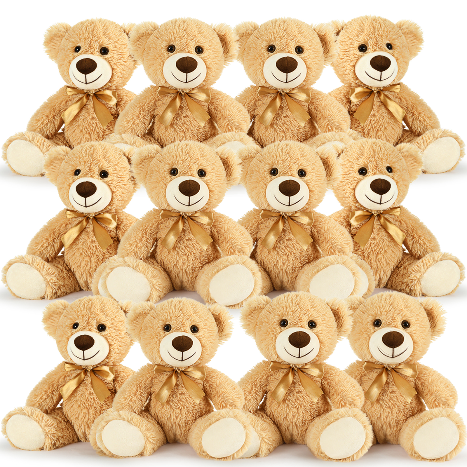 MaoGoLan 12-Pack Teddy Bears 14-Inch Bulk Plush Toys photo 1