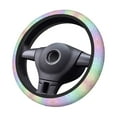 thumbnail image 4 of Gaeub Beautiful Glitter Breathable Stretch Elastic Steering Wheel Cover, Cool in Summer and Warm in Winter, Universal 15 inch, 4 of 8