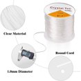 thumbnail image 2 of 3 Rouleaux de Fil à Bijoux Extensible 1mm, Cordon Élastique pour Fabrication de Bracelets et Bijoux DIY, 2 of 7