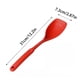 thumbnail image 3 of Cuchara de cocina grande de silicona antiadherente Juego de cucharas sólidas con orificio profundo y marca de medida para mezclar Servir Escurrir Raspar Calentar Utensilios de cocina, 3 of 7