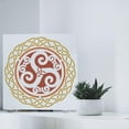 thumbnail image 7 of Celtic Triskele Stencil 30x30cm Reusable Celtic Knot Stencil Spiral Celtic Symbol Stencil for Painting on Wall Canvas Tile Furniture and Paper, 7 of 7