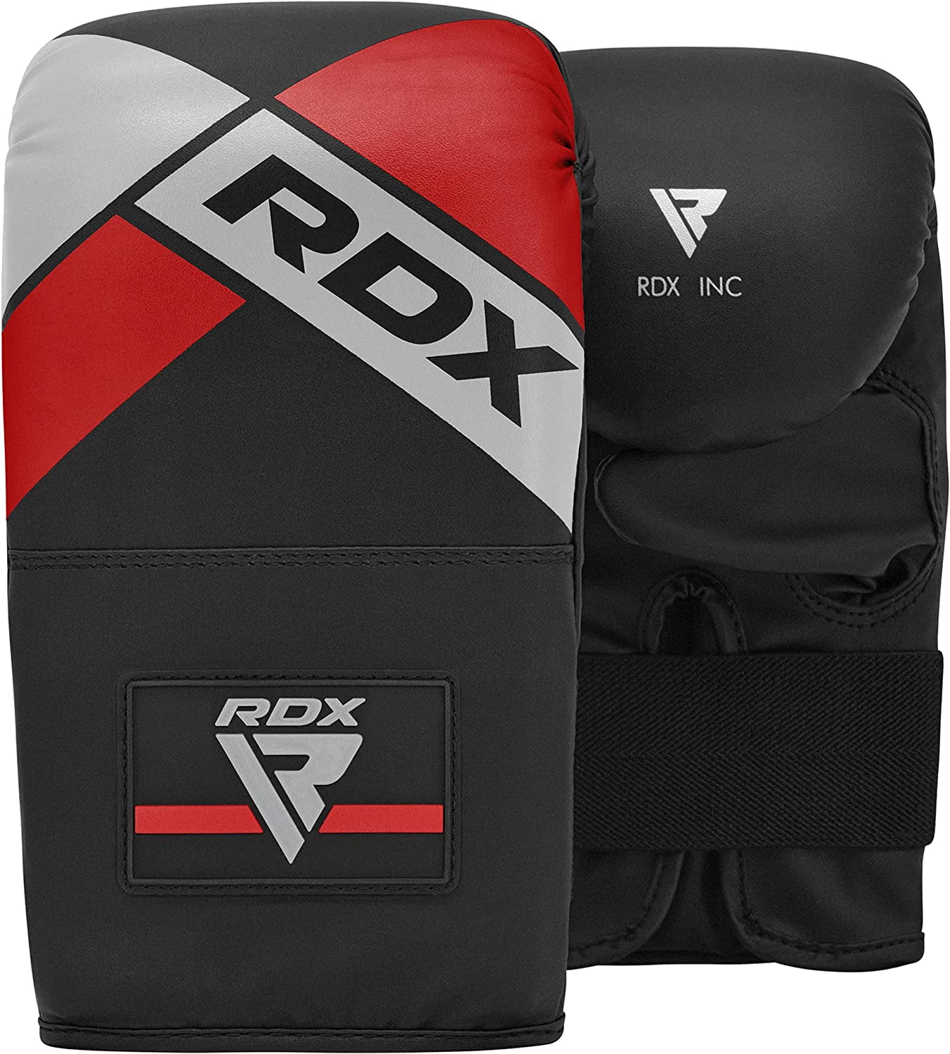 RDX Boxing Gloves and Pads Set, Maya Hide Leather Hook and Jab Curved Focus Mitts Punching Gloves for MMA, Muay Thai, Kickboxing Coaching, Martial Arts, Hand Target Strike Shield