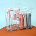 thumbnail image 5 of Travel Bottles Set 11 Piece Leak Proof Portable Empty Cosmetic Containers For Toiletries Liquids Refillable Spray Bottles Travel Empty Bottle Set [Upgraded Travel 11-Piece Set], 5 of 9