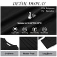 thumbnail image 6 of UVN Sweatshirts for Women Casual Long Sleeve Shirts Loose Fit Pleated Front Crewneck Tunic Tops, 6 of 9