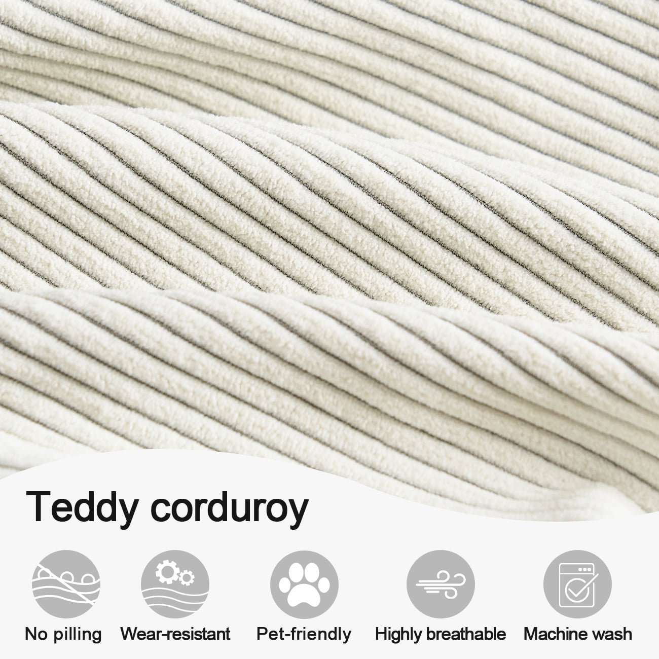 79" Convertible Sofa Bed ,CARZZI LIFE Compressed Floor Boneless Couch Modular Corduroy Sleeper Sofa, Folding Mattress Couch for Small Spaces - No Assembly Needed in Beige with Storge