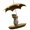 C, variant on Outdoor Bird Feeders Iron Construction With Canopys Covers Theme Decorative Piece For Backyard Nature Lover