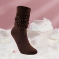 thumbnail image 4 of Komoo 3 Pairs Women Slouch Socks Soft Extra Long Scrunch Knee High Sock Football Unisex Knitting Tube Socks, 4 of 8