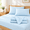 Light Blue-Twin, variant on Moss Green Full Size Gingham 4-Piece Plaid Checkered Bed Sheet Set