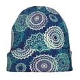 thumbnail image 7 of Gaeub Bohemian Mandala Print Beanie Hats for Men Women,Winter Caps,Knit Cuffed Beanie,Cuffed Cap,Great for Winter Activities, 7 of 7