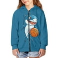 thumbnail image 2 of DISNIMO Shark Hoodie Kids Basketball Hoodies for Boys Zipper Hoodies Size 8-10 Sweatshirts for Children Hoodie Sweatshirt for Boys Hoodie Jacket for Boys Jackets Animal Hoodie Boys Sport Hoodies, 2 of 7