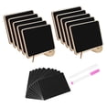 thumbnail image 3 of Chalkboard Label, 10 Pack Wooden Blackboard for Wedding Place Cards, 3 of 5