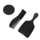 thumbnail image 4 of Peine de dientes dobles, juego de peines para el cabello de 3 piezas, cepillo para champú para el cabello, cepillo para el cabello ahuecado, artesanía superior, 4 of 12