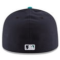 thumbnail image 4 of Men's New Era  Navy Seattle Mariners/Teal 2025 MLB Postseason Side Patch 59FIFTY Fitted Hat, 4 of 4