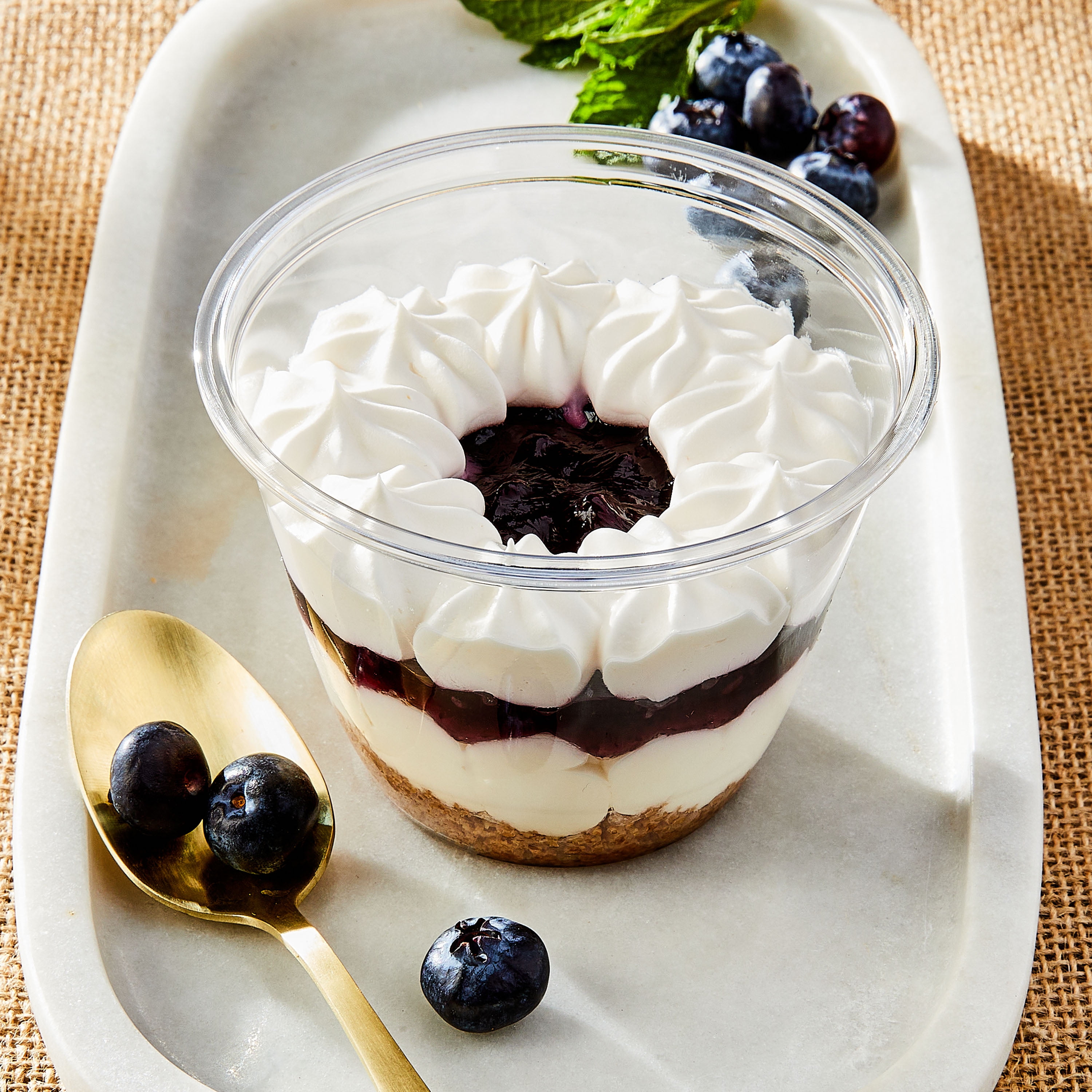 Marketside No Bake Blueberry Cheesecake Parfait, 4.9 oz (Refrigerated, Thawed)