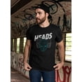 thumbnail image 2 of Heads Polygonal Tee Men's -Image by Shutterstock, 2 of 4