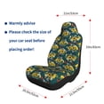 thumbnail image 5 of Yiaed Sunflowers Print Car Seat Covers,Universal Auto Seats Protector Fits for Car,SUV Sedan,Truck,Automotive Seat Covers & Accessories-1, 5 of 9