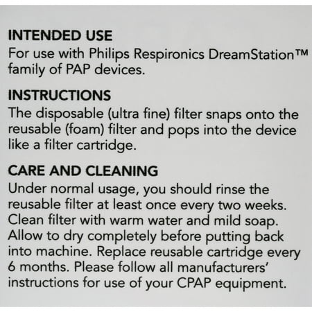 Carex - CPAP Filters for DreamStation Machines, Reusable - Multicolor