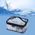 thumbnail image 3 of Bolsa de cosméticos Louise Maelys portátil impermeable transparente, 3 of 6
