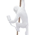 thumbnail image 4 of Miumaeov Monkey Chandelier on White Vintage Hemp Rope, Monkey Pendant Light Fixture Chandelier Industrial Retro E27 Edison Ceiling Pendant Lamp for Dining Living Room Bedroom Bar, 4 of 13