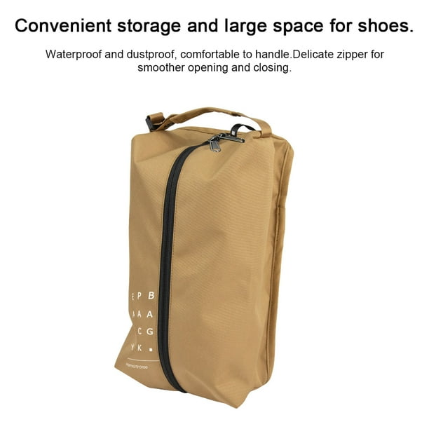 Shoe Travel Bag for Multiple Shoes 8 Pairs - Travel Shoe Organizer -  Portable Luggage Shoes Carrier Sneaker Bag - Shoe Storage Case - Oxford