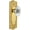 Brass, variant on Grandeur 810323 Parthenon Solid Brass Rose Privacy Door Knob Set - Brass