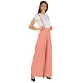 thumbnail image 2 of Bimba Stylish Solid Dungaree For Womens Adjustable Strap Loose Rayon Romper Pants, 2 of 6