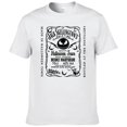 thumbnail image 1 of Camiseta de pesadilla antes de Navidad, Camiseta de algodón puro para hombre, camiseta con cara de Jack Skellington, camiseta informal de calle a la moda, camiseta grande F117, 1 of 4
