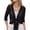 20# Black, variant on Women Lightweight Sparkle Mesh Bolero Open Front Tie Knot Short Cardigan for Daily Party White S