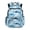 Blue Shark Camo Print, variant on Padded Straps Travel Ruckpack for Daily Use Preschool, 600D Polyester Lightweight School Backpack, Strawberry